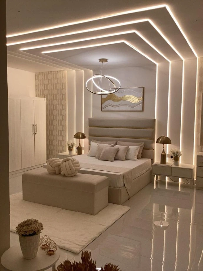 ديكورات بإضاءات خفية